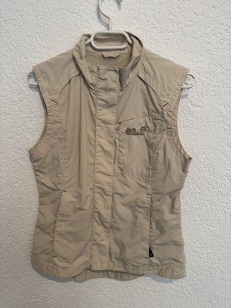 Jack Wolfskin Weste Gilet beige Gr. S