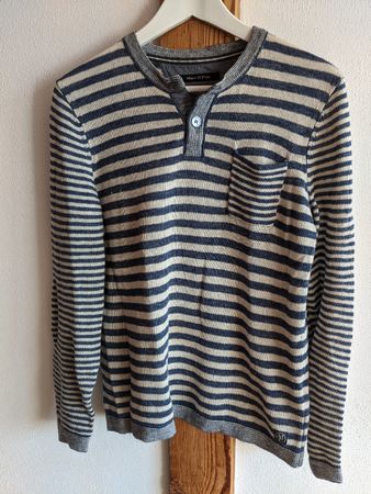 Marc O'Polo Leinenpullover gestreift Gr. S