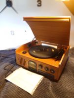 Treton Plattenspieler mit Radio, Holzoptik, TOP Zustand