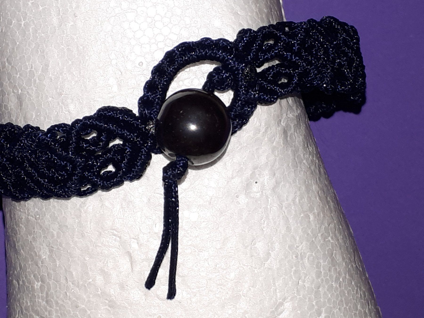 Bracciali & Braccialetti: Makramee Armband mit Pi Stein – Nuovo (secondo la descrizione) da Plagne venduto da Reticulum01 7