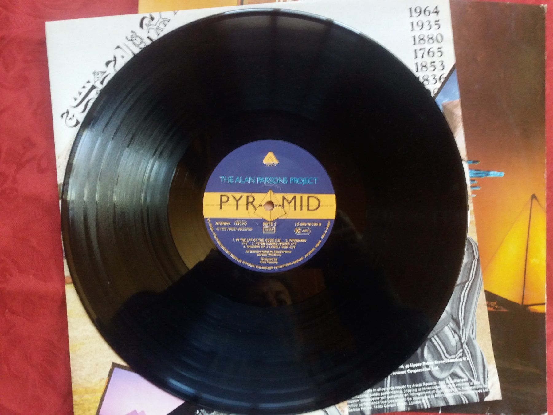 Dischi in vinile: Alan Parsons Project - Pyramid - Vinyle LP – Usato da Meyrin venduto da toutatis 3