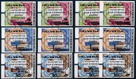 ATM 15-18.1 vier Sätze 70/90/120/130 Stempel Ausgabetag