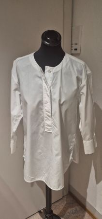 Damen Bluse weiss langarm Stehkragen LIS LAREIDA Gr. 40