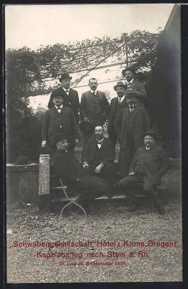 Cartoline postali: Stein a. Rh., Schwalbengesellschaft Hote – Usato da Berlin venduto da bartko-reher
