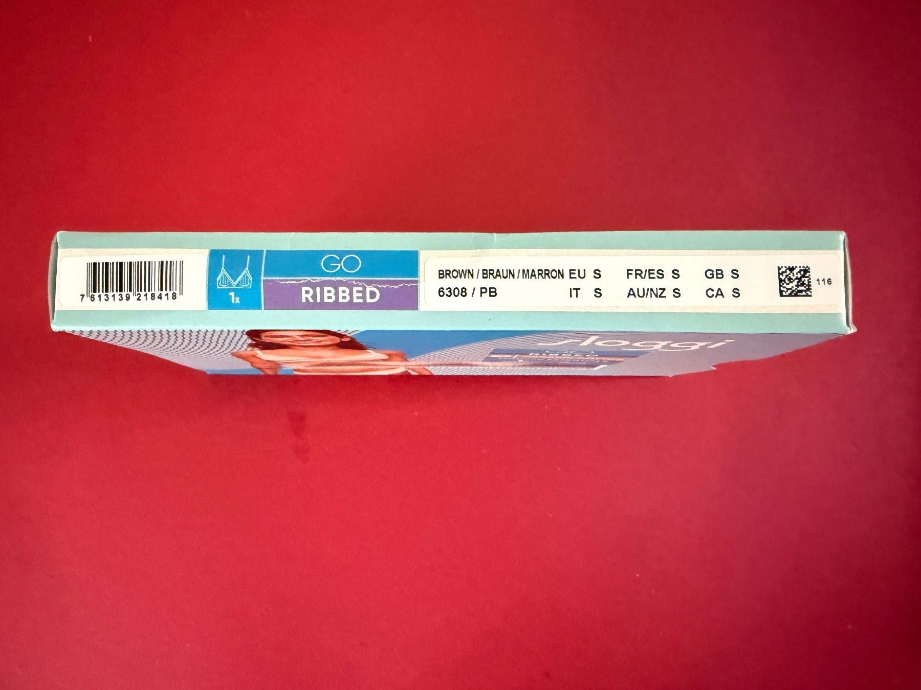 Sloggi Altra biancheria intima: SLOGGI, Bralette GO RIBBED, Grösse S, Farbe Hellbraun – Nuovo e nell'imballaggio originale da Rudolfstetten venduto da gst_g7xl 1