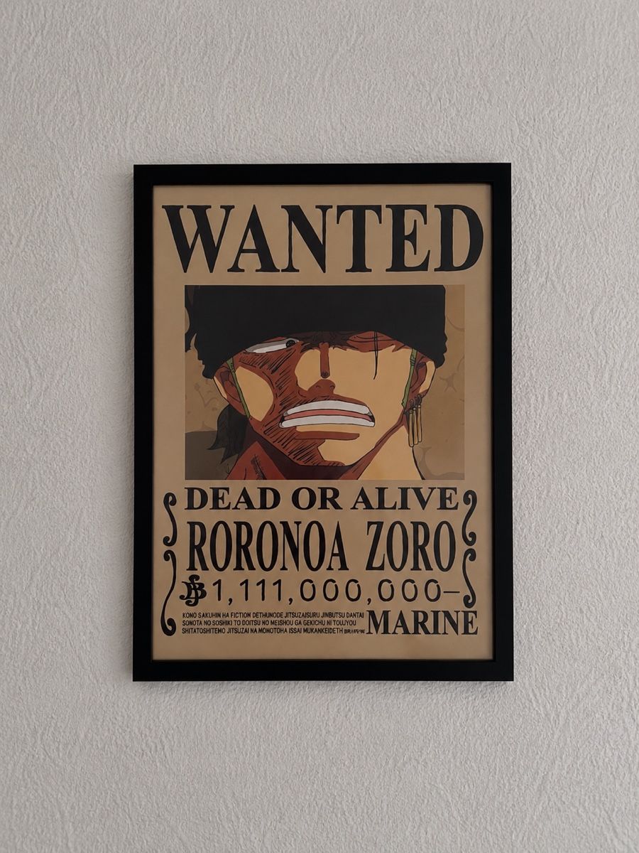 Foto & Immagini: Zoro Wanted Poster One Piece – Nuovo (secondo la descrizione) da Bern venduto da ilj_8ckn