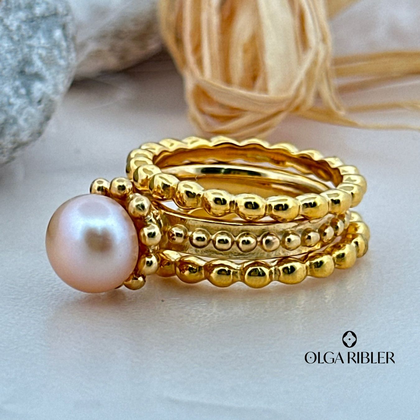 Olga Ribler Bagues: Edelstahl  Ring Set Grösse 61 – Neuf (Voir description) à Luzern par byolgaribleroutlet 1
