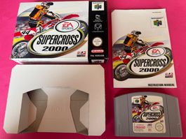 SUPERCROSS 2000 SPIEL FÜR NINTENDO 64 IN ORIGINALSCHACHTEL