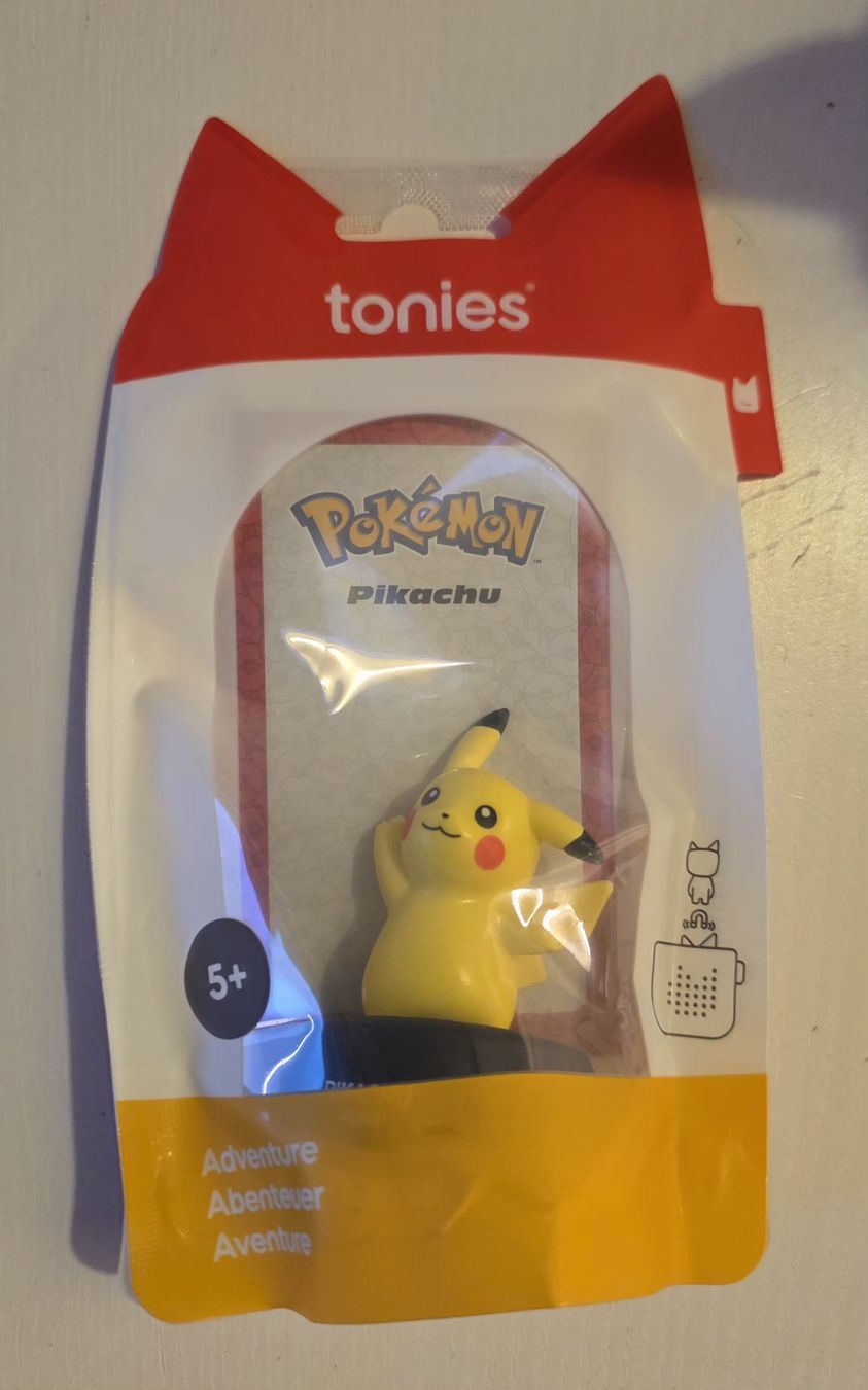 Pokémon Statuette: Tonie Pokemon Pikachu – Nuovo e nell'imballaggio originale da Müllheim Dorf venduto da Twingo98