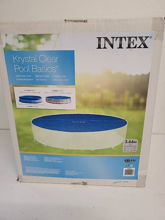 Schwimmbad: Intex Solarabdeckplane zu Poolgrösse 366cm – Gebraucht aus Säriswil von haeumu66