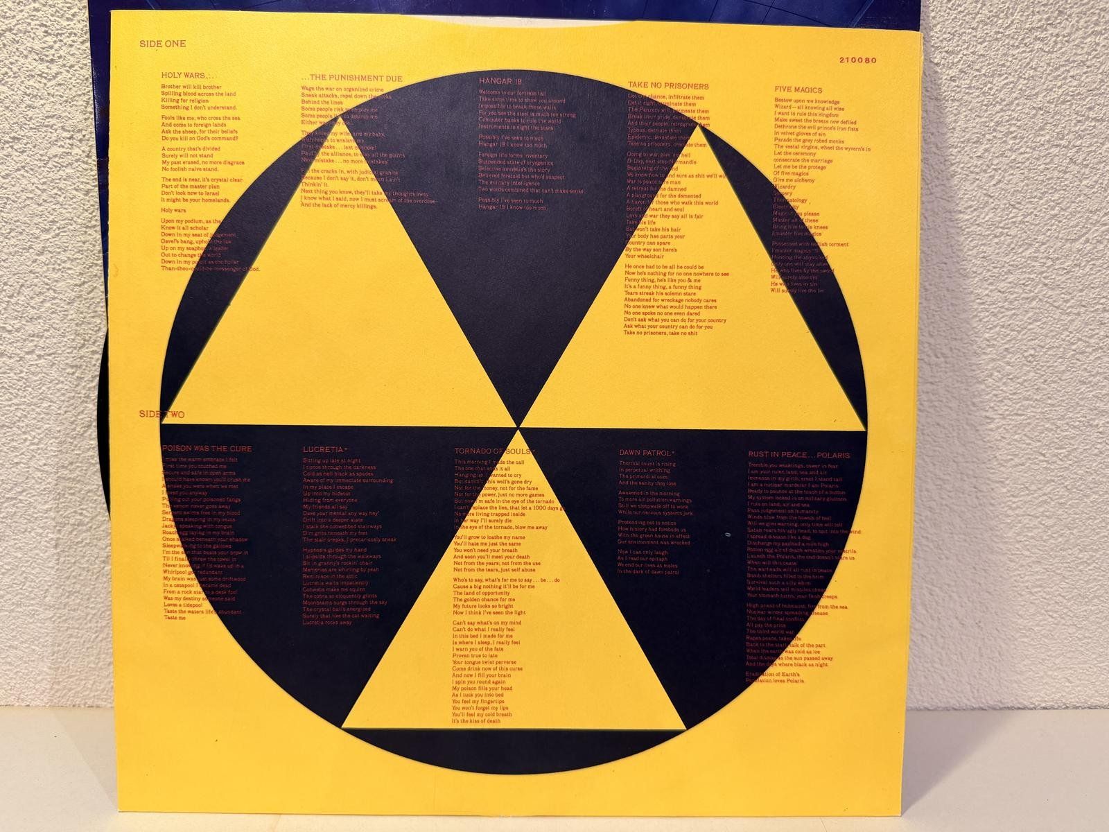 Dischi in vinile: MEGADETH - Rust in Peace - 1991 - Czechoslovakia – Usato da luterbach venduto da boxster4 5