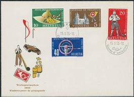 1955 - Werbemarken - Ersttagsbrief FDC ET - italienisch • it