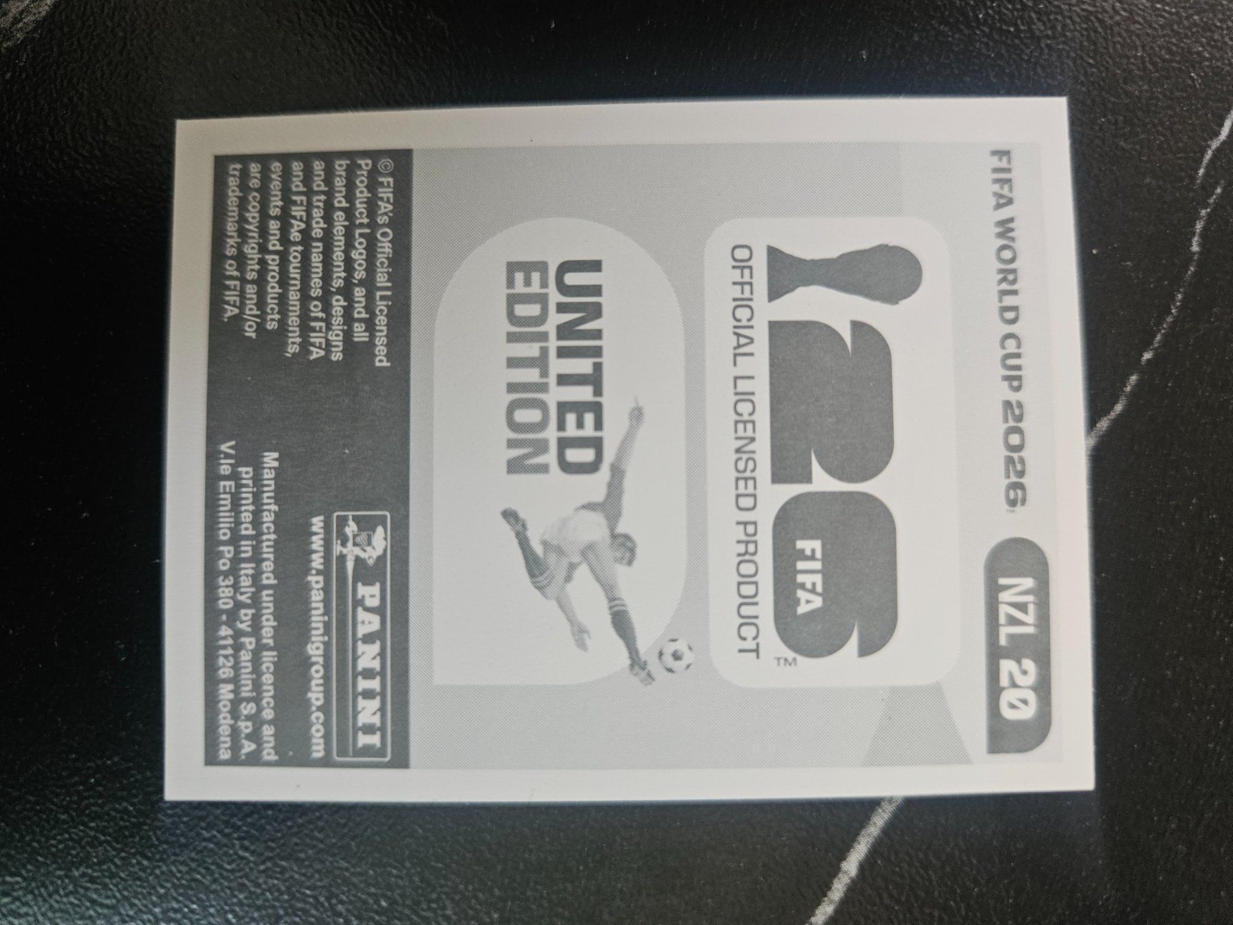 Panini Sammelbilder & Trading cards: NZL 20 – Gebraucht aus Würenlingen von Dinli 1