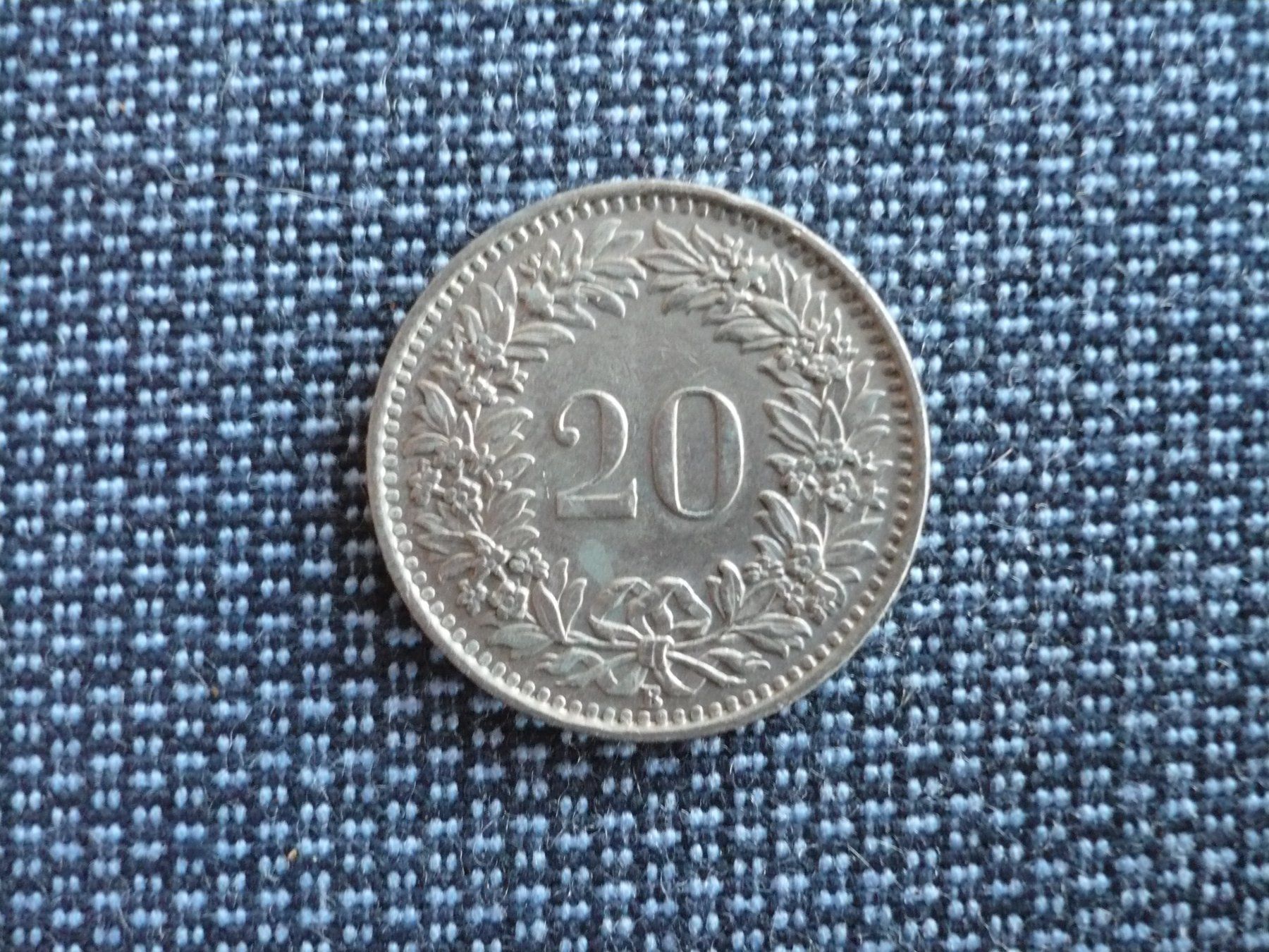 Alle Münzen: 20 Rappen 1907 – Gebraucht aus Winterthur von kormorans 1