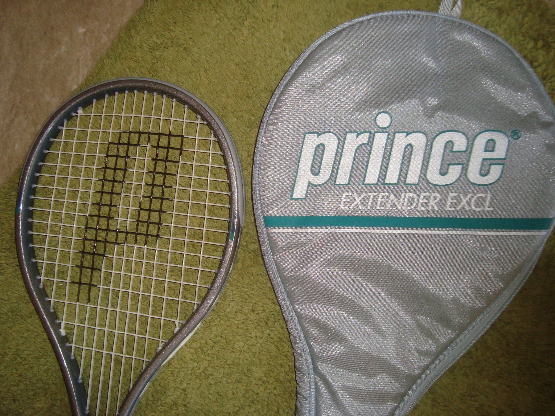 Racchette: vintage 80iger years  Prince Squash Racket extend Excl m.Bag – Nuovo (secondo la descrizione) da Wädenswil venduto da OliveDerSpezialist 2