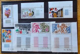 MONACO coins datés ** 1985-86