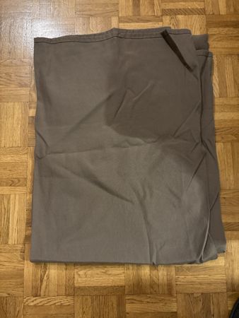 nappe, couleur marron 160x220