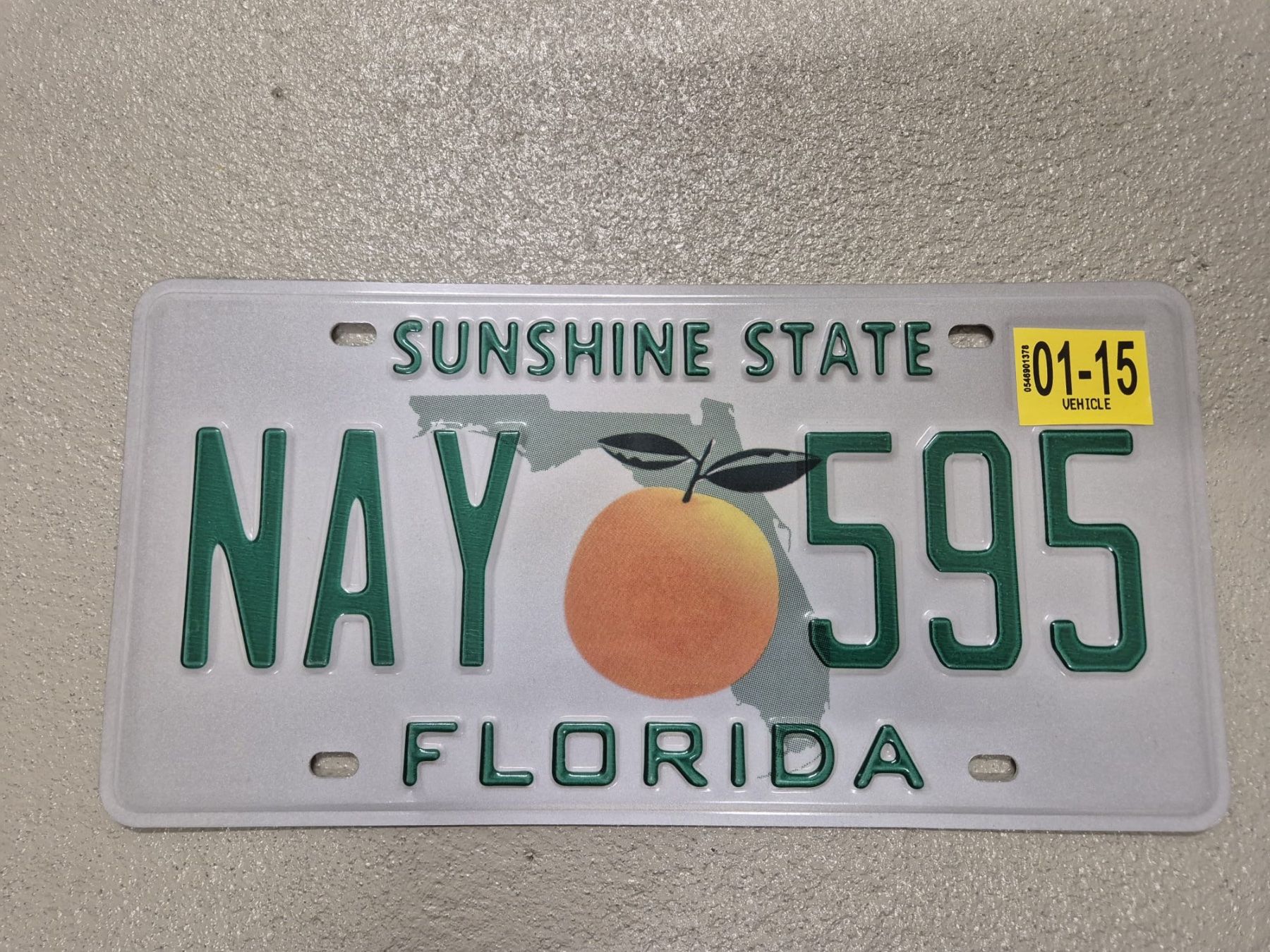 Schilder: US-Kontrollschild Florida – Gebraucht aus Lachen SZ von myr_qk5y