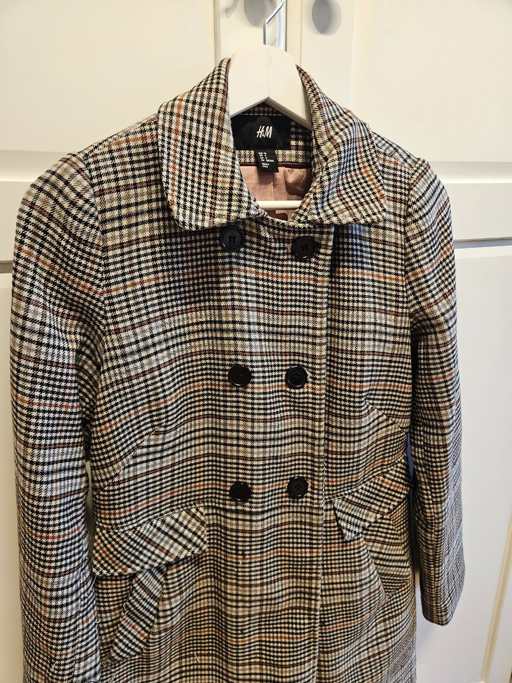 H&M Cappotti: braun karierter Mantel – Usato da Zürich venduto da leonard014 2