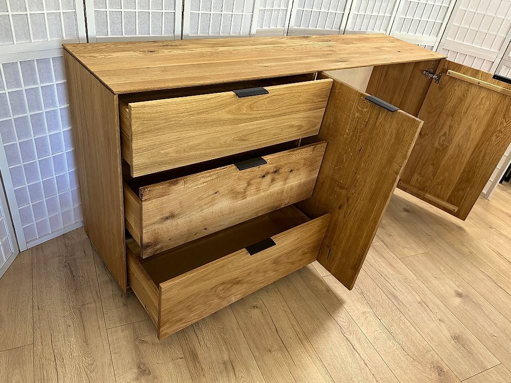 Kommoden: Sideboard LUGANO Wildeiche massiv 190 x 90 cm – Neu (gemäss Beschreibung) aus Unterentfelden von moebelrufli 4