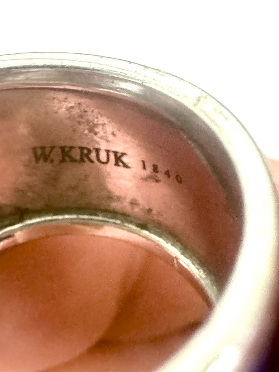 Anelli: Wkruk silver enamel ring – Nuovo (secondo la descrizione) da Bertschikon Gossau venduto da CarmenSir 1