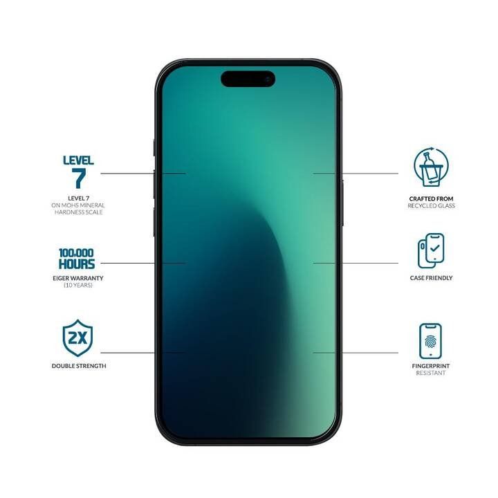 Retouches de peinture & films: EIGER Displayschutzglas Clear Edge iPhone 17 Pro Max, iPhone – Neuf avec emballage d'origine à Rohrbach par Emiflo 2