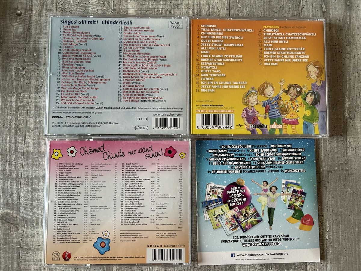 CDs: 5 Kinder Lieder CD – D'occasion à Brüttisellen par mogador9 1