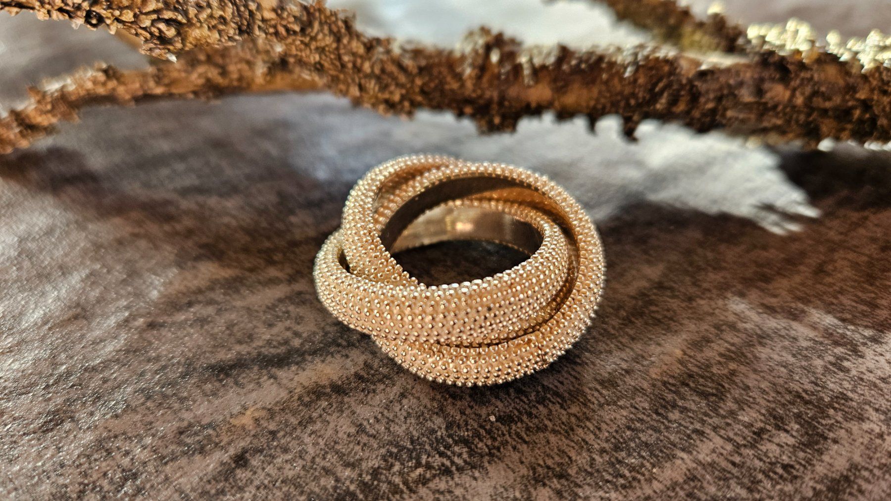 Anelli: Silber-Ring – 3 Ringe ineinander - Grösse 58 – Usato da Buchs SG venduto da Hummel8 3
