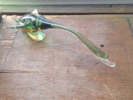 Dekorativer Glas ente Sommer Deko