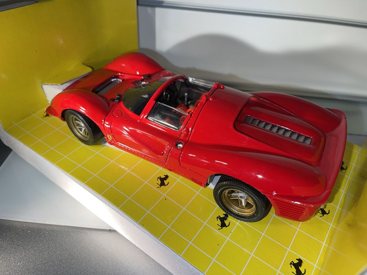 Ferrari Modellautos: Ferrari 330 P4 Modellauto 1:18 Jouefevolution als Mans 69 – Neu (gemäss Beschreibung) aus Siebnen von speedy63 3