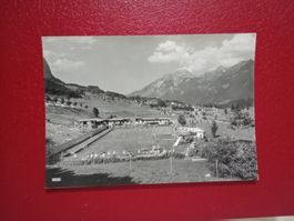 Schwanden Glarus Schwimmbad s/w Karte