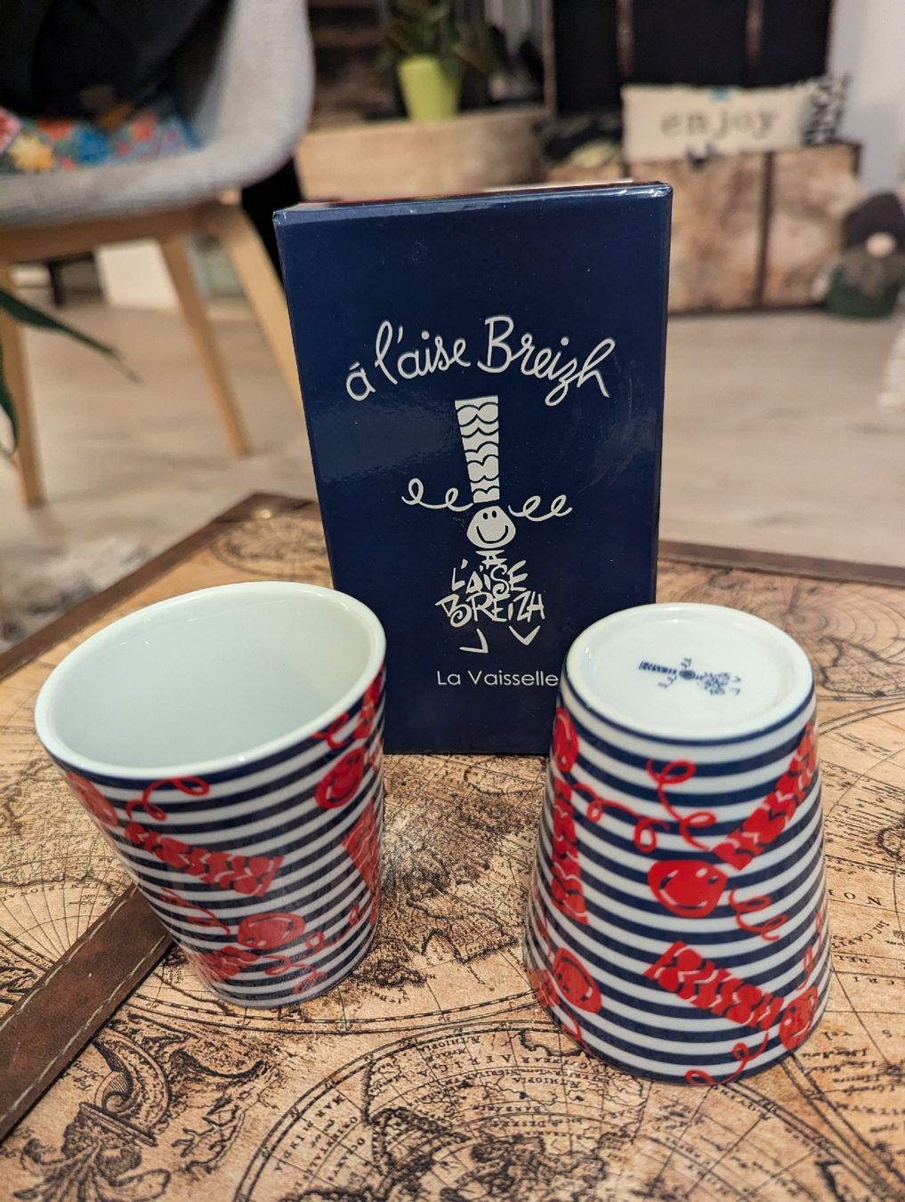 Tazze: 2x "à l'aise Breizh" coffee cups – Usato da Schlieren venduto da maseam 3
