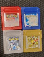 Pokémon Silber, Gold, Rot, Blau gebraucht, Deutsch