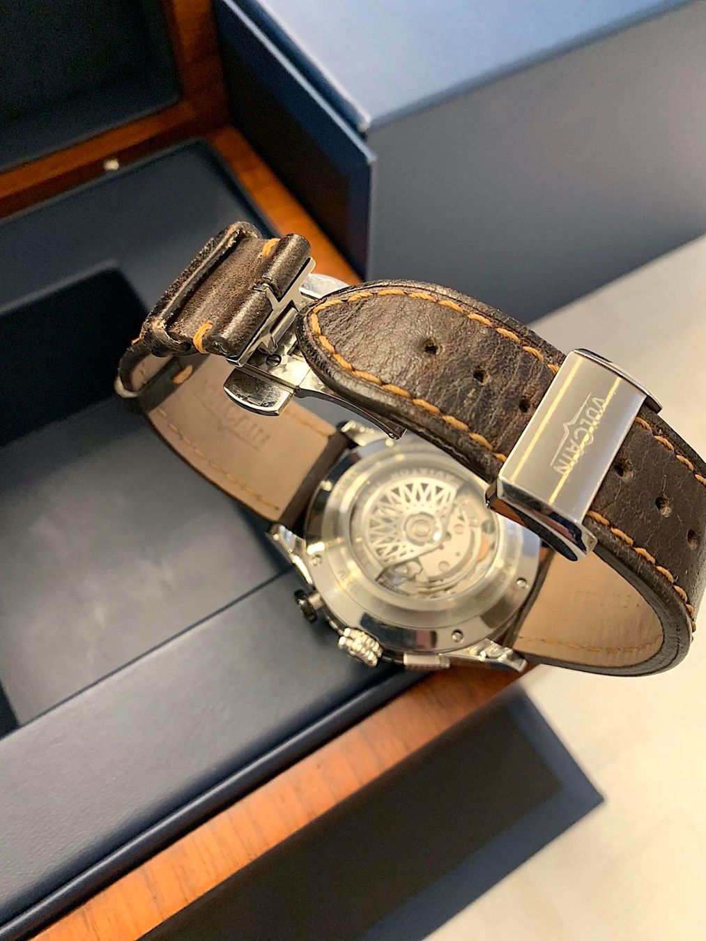 Vulcain Orologi: Vulcain Aviator Instrument Chronograph Automatic – Usato da Widen venduto da reby05 9