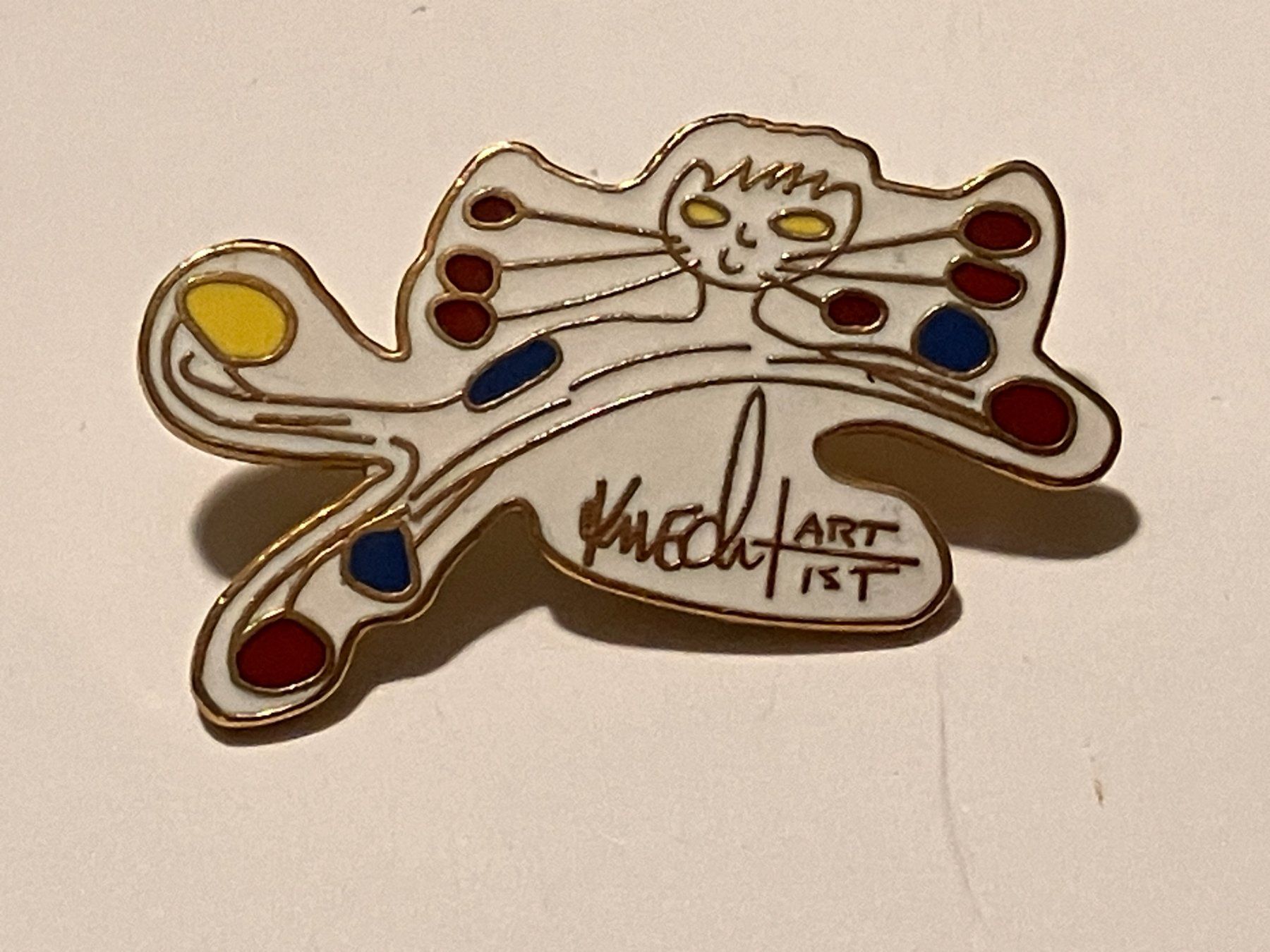 Placchette & Badge: 1 Pin Knecht Artist – Usato da Basel venduto da djwwpp