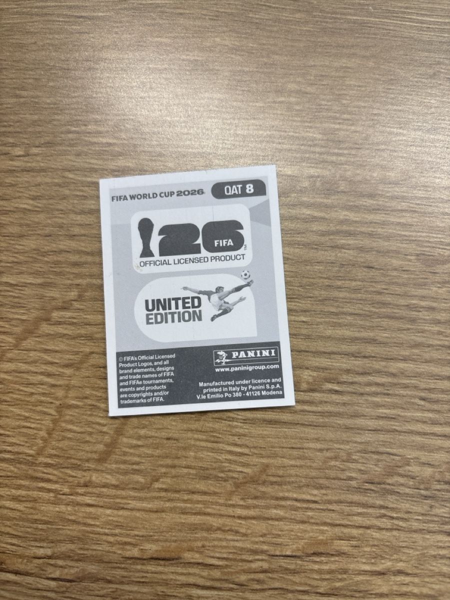 Panini Carte collezionabili: Panini Fifa WM 2026, QAT 8 – Nuovo (secondo la descrizione) da Niederwil AG venduto da pat_l6fn 1