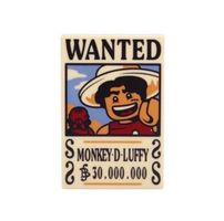26603pb528 Monkey D. Luffy Wanted Poster LEGO (NEU)