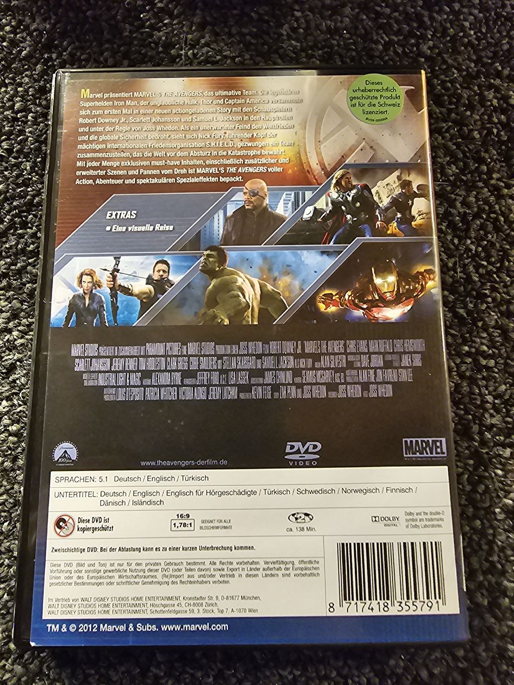 Alle DVDs: Marvel's The Avengers DVD (17576) – Gebraucht aus Ruswil von jan_bxl5 1