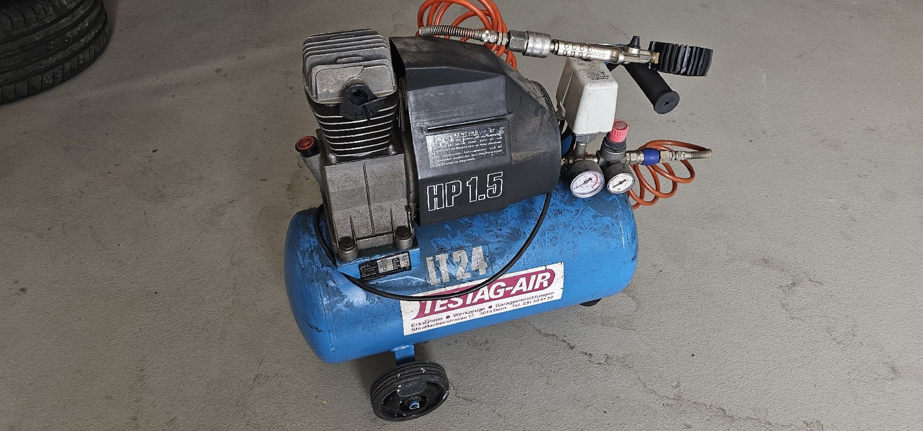 Compressori: Kompressor 10 bar 24Liter volume – Usato da Hindelbank venduto da joss68 1