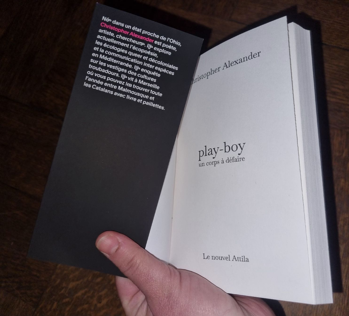 Bücher: Play-boy Christopher Alexander, édition Le nouvel Attila – Gebraucht aus Fribourg von sal_5ln6 3