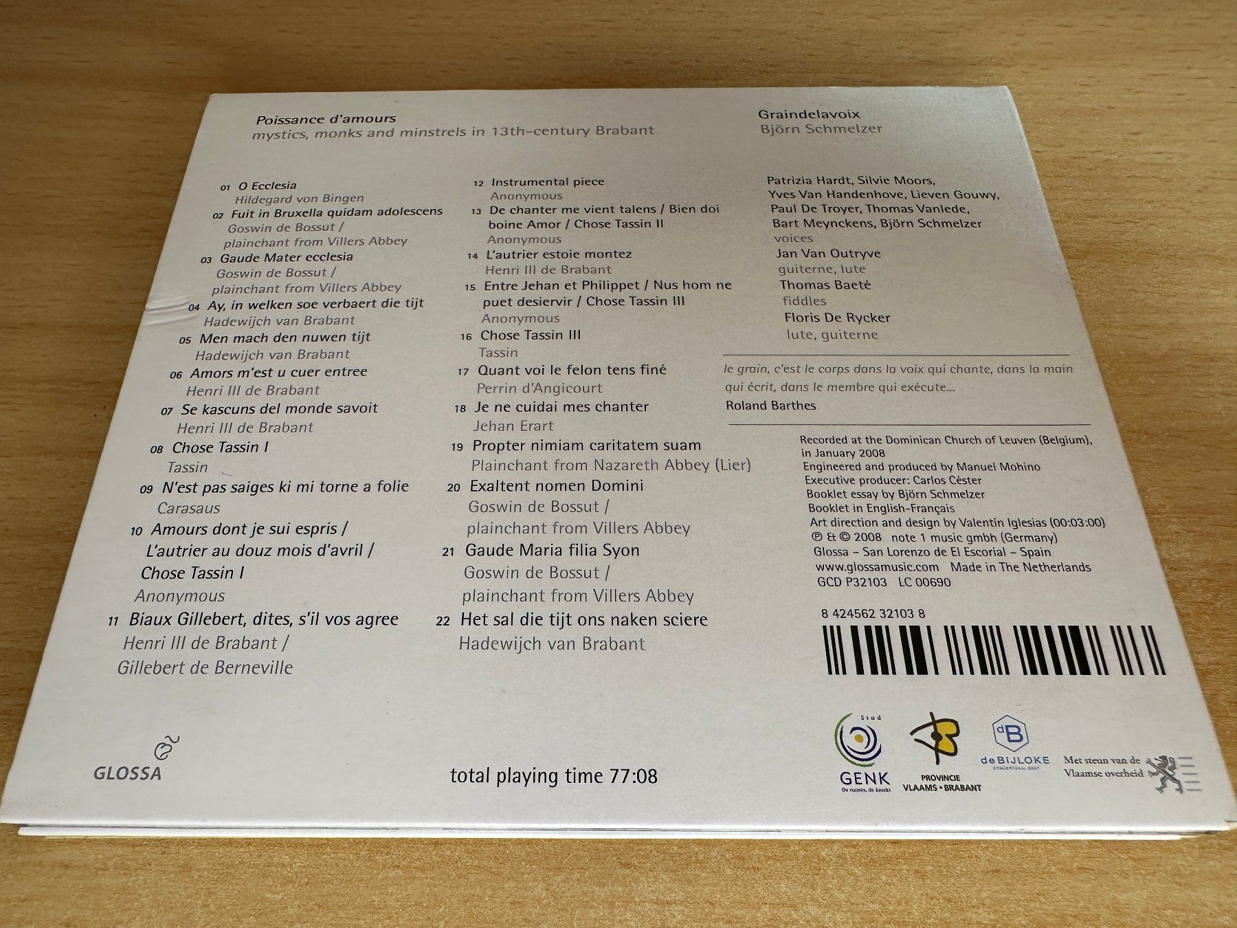 CD: Björn Schmelzer - Poissance d'amours – Usato da Rikon im Tösstal venduto da Alpenmutz 1