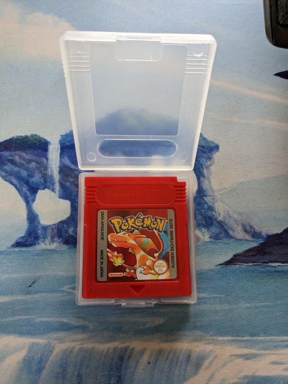 Pokemon Gameboy Spiel Rote Edition mit Plastik Case Deutsch | Kaufen ...