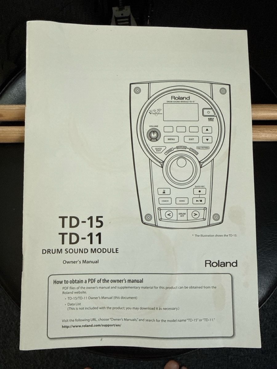 Roland Strumenti musicali: Roland V-Drums TD-11 Electronic Drum Kit – Usato da nyon venduto da karolymisky 5