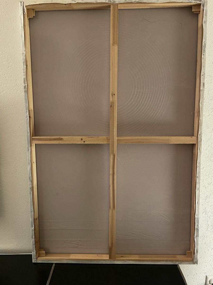 Dipinti: Abstraktes Leinwandbild, 3D Effekt, grau/weiss Töne – Usato da Rorschacherberg venduto da chetan01 2