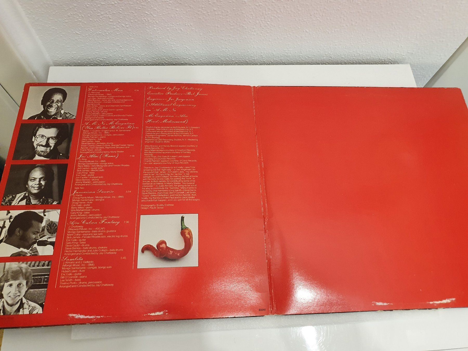 Dischi in vinile: Mongo Santamaria - Red Hot – Usato da Uster venduto da Vinyl-Leidenschaft 3