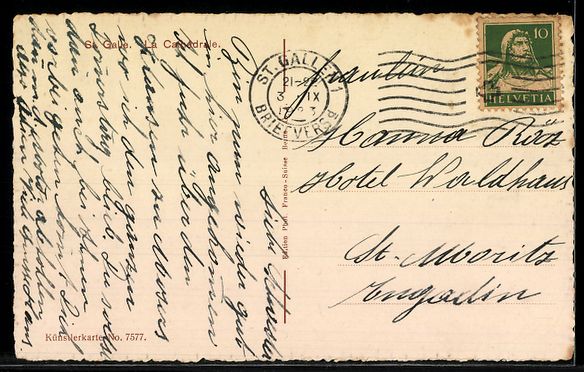 Cartes postales: AK St. Gallen, Stiftskirche – D'occasion à Berlin par bartko-reher 1