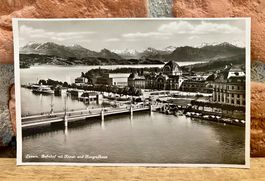 LUZERN Bahnhof mit Kunst- & Kongresshaus - Bus Station