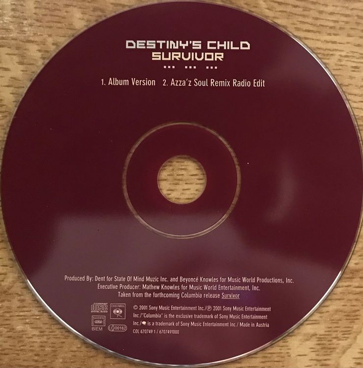 DESTINY’S CHILD - SURVIVOR - CD (Gebraucht) in Bussigny für CHF 3 – mit ...
