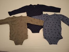 Lot de 3 bodies manches longues Pippi T. 80 neufs