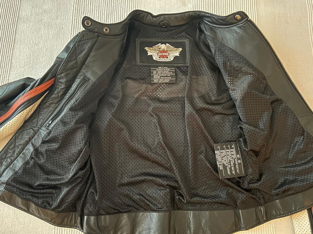 Leder Jacke Harley Davidson, Damen 2